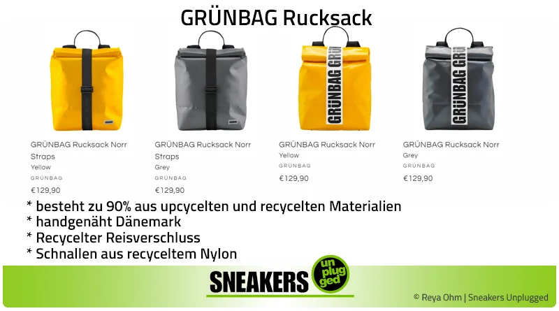 Trip Oberösterreich - Nachhaltige und vegane Rucksäcke für einen umweltbewussten Lebensstil bei Sneakers Unplugged
